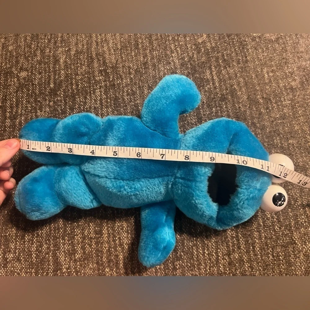 Vintage Tickle Me Cookie Monster Plush 1996 Tyco Laugh Giggle Stuffed Animal